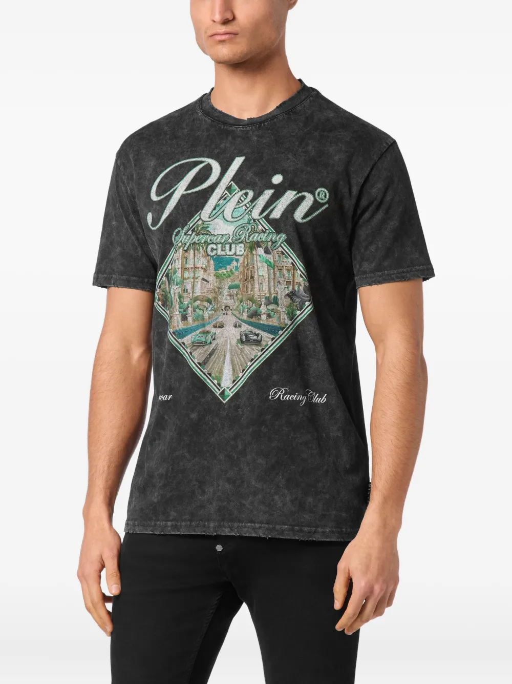 Philipp Plein Rombo Monaco T-shirt Zwart