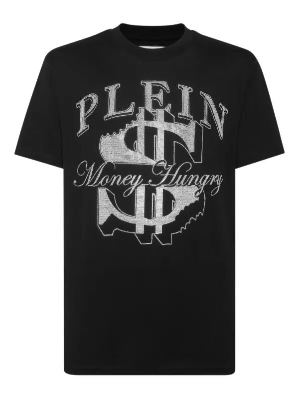 Philipp Plein ラインストーン Tシャツ | ブラック | FARFETCH JP