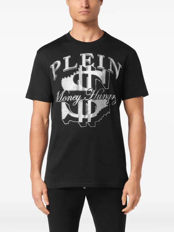 Philipp Plein ラインストーン Tシャツ | ブラック | FARFETCH JP