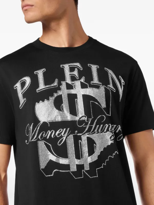 Philipp Plein ラインストーン Tシャツ | ブラック | FARFETCH JP