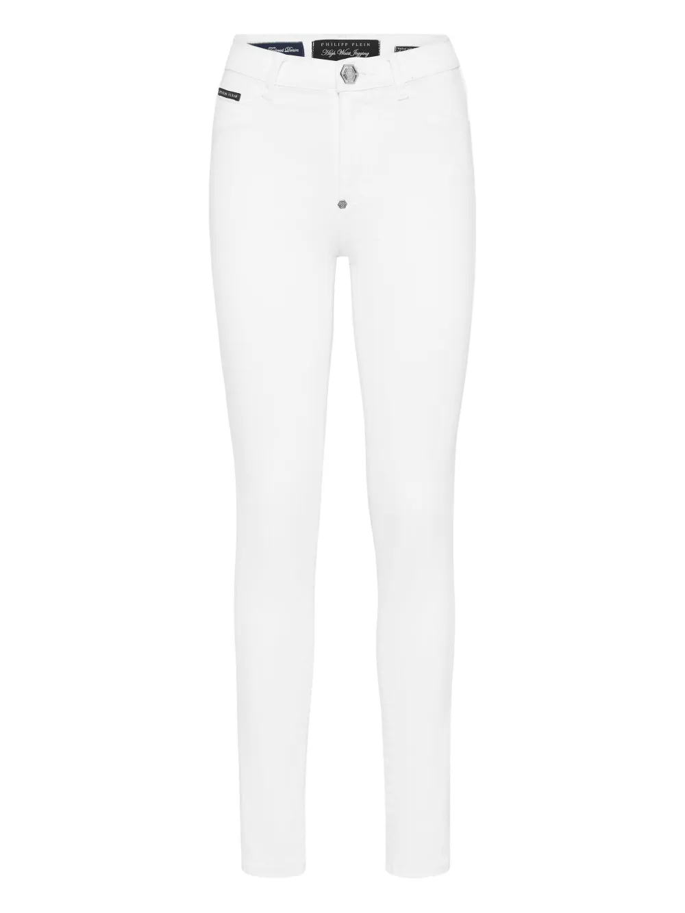Philipp Plein High waist skinny jeans Wit