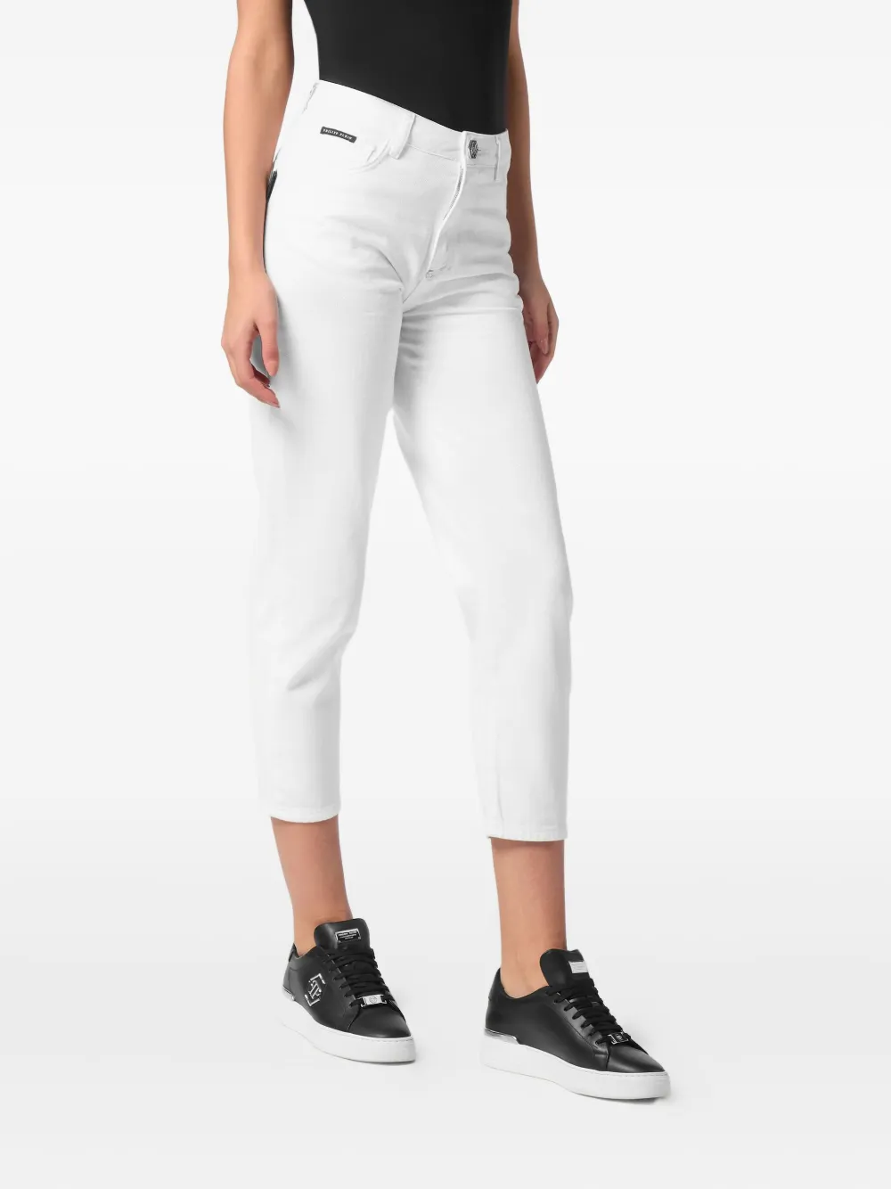 Philipp Plein Mom-fit jeans Wit