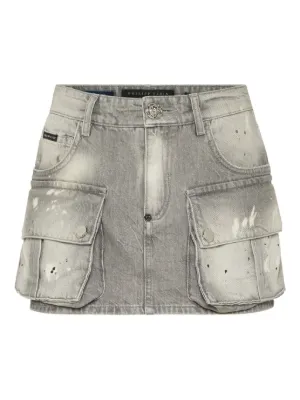 DSQUARED2 ダメージ デニムミニスカート | ブルー | FARFETCH JP