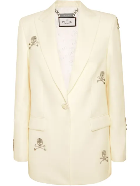 Philipp Plein Skull Strass blazer