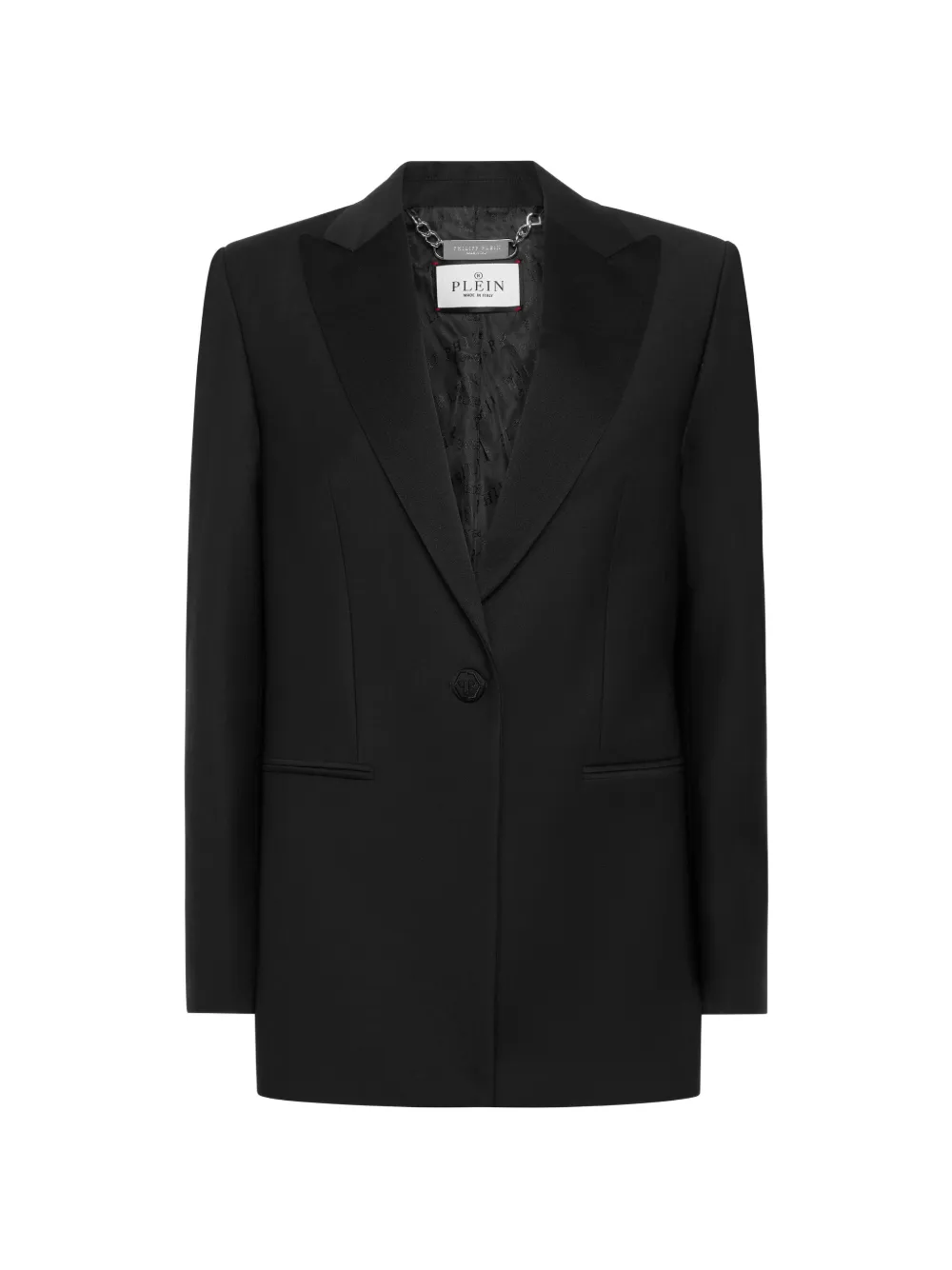 Philipp Plein strass-face blazer - Nero