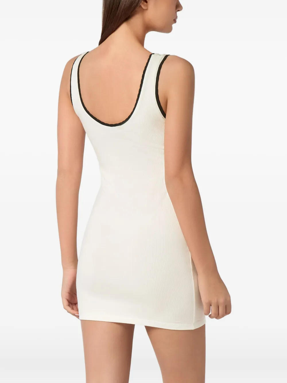 Philipp Plein Jurk van stretch-katoen Wit