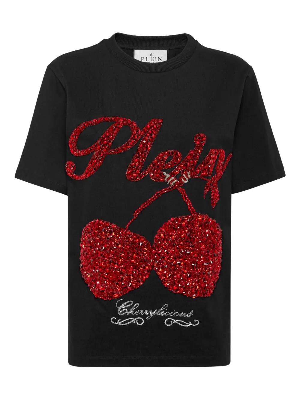 Philipp Plein crystal-embellished t-shirt Zwart