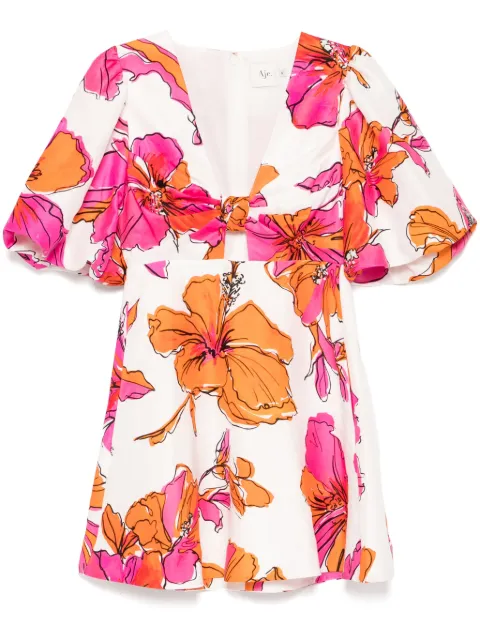 Aje Overflow knotted dress