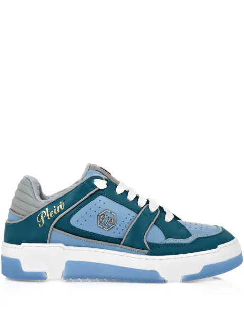 Philipp Plein leather-panelled sneakers