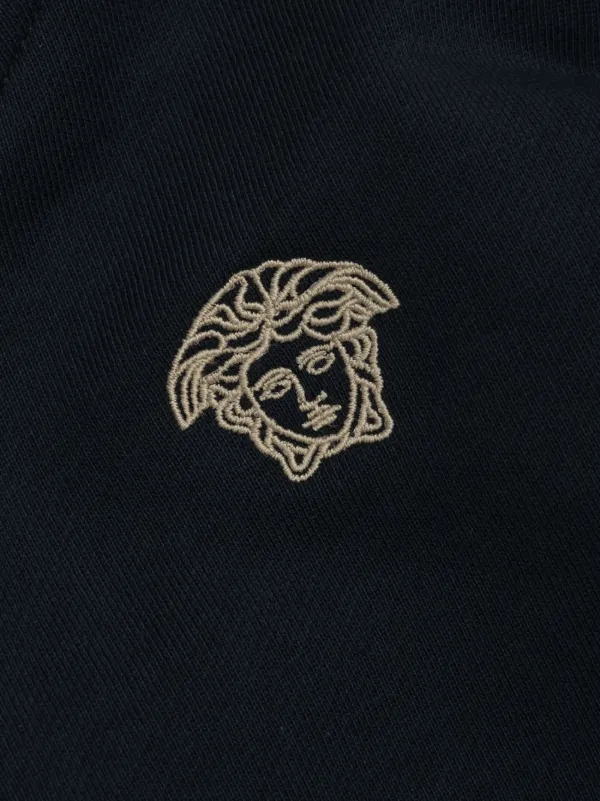 Versace Kids Medusa-embroidery Cardigan Blue FARFETCH ID