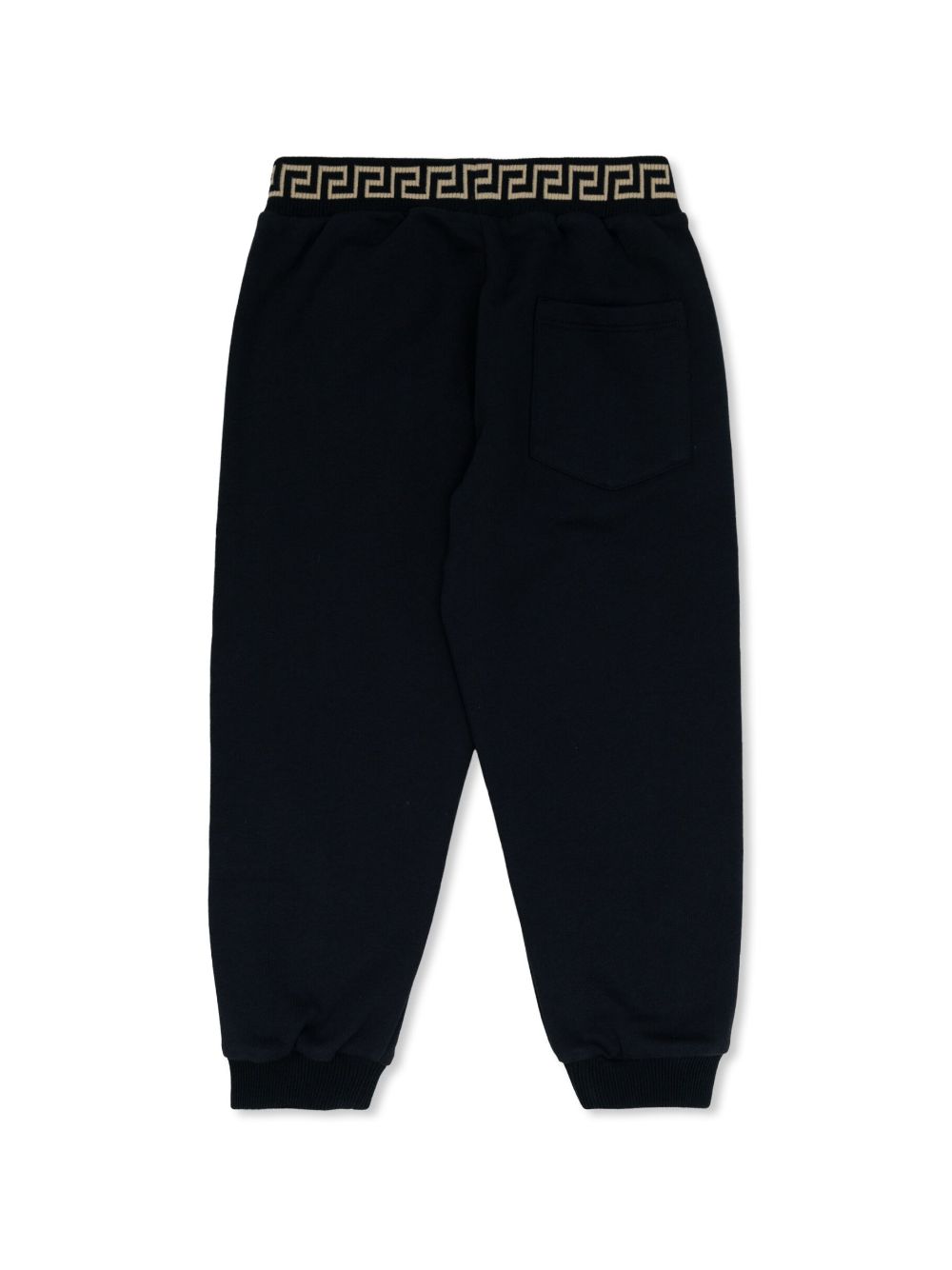 Versace Kids Greca-detail sweatpants - Blauw