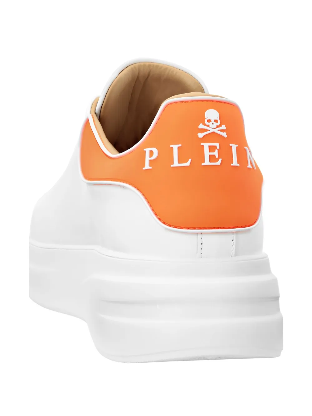 Philipp Plein leather sneakers White