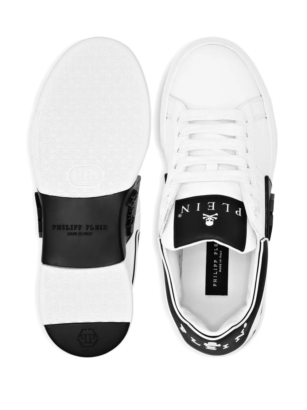 Philipp Plein panelled sneakers White