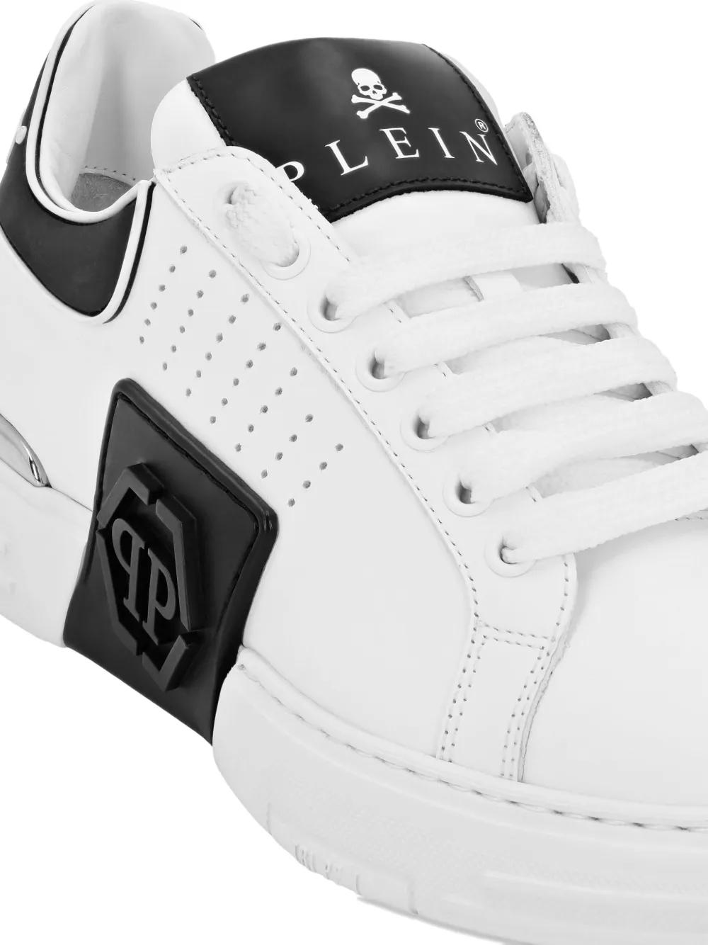 Philipp Plein panelled sneakers White