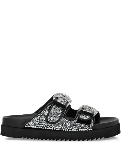 Philipp Plein strass-embellished slides