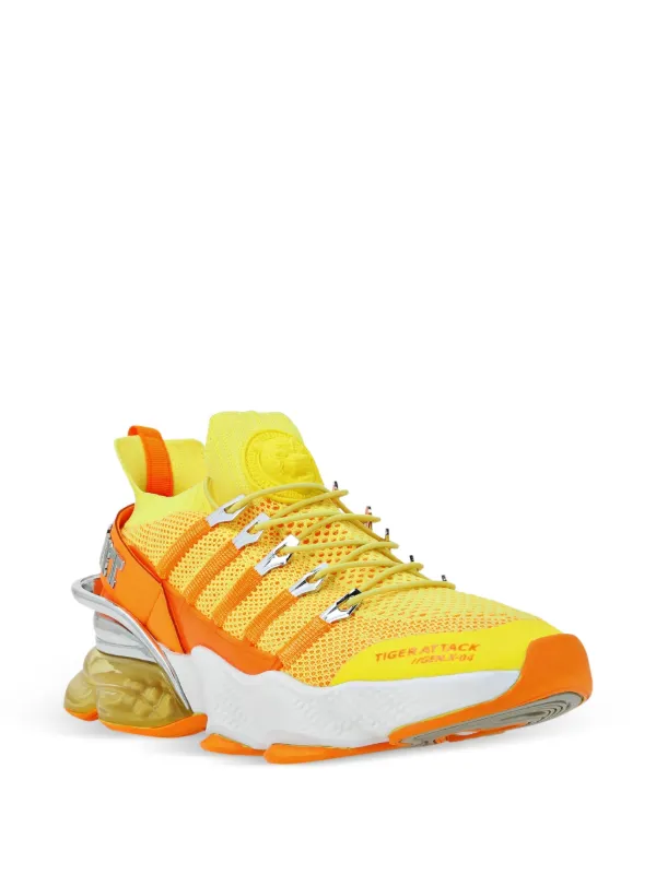 Plein Sport Tiger Attack Gen X 04 スニーカー | イエロー | FARFETCH JP