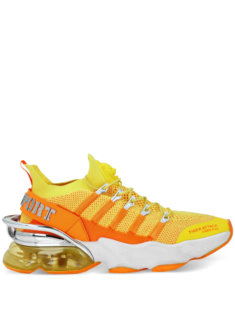 Plein Sport Tiger Attack Gen X 04 sneakers Yellow