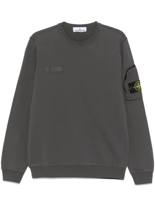 Sweat en coton à patch Compass - Stone Island - Modalova