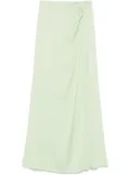 REMAIN maxi wrap skirt - Green