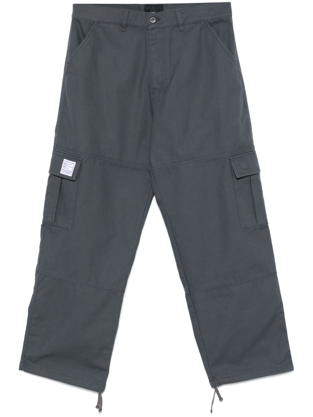 twill-weave cargo pants