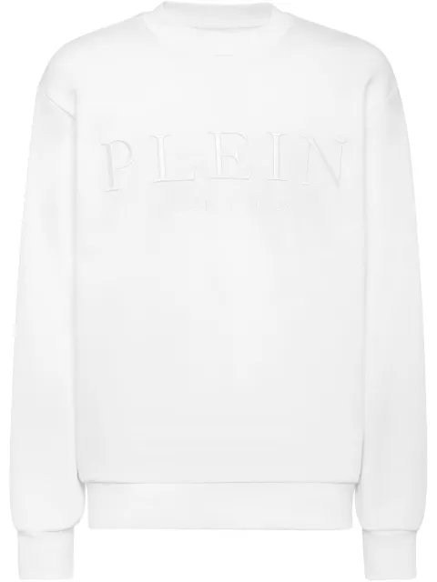 Philipp Plein logo-embossed sweatshirt