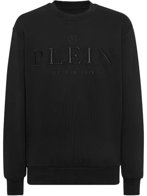Philipp Plein sudadera con logo en relieve