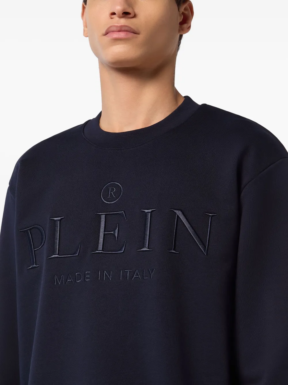 Philipp Plein Katoenen sweater Blauw
