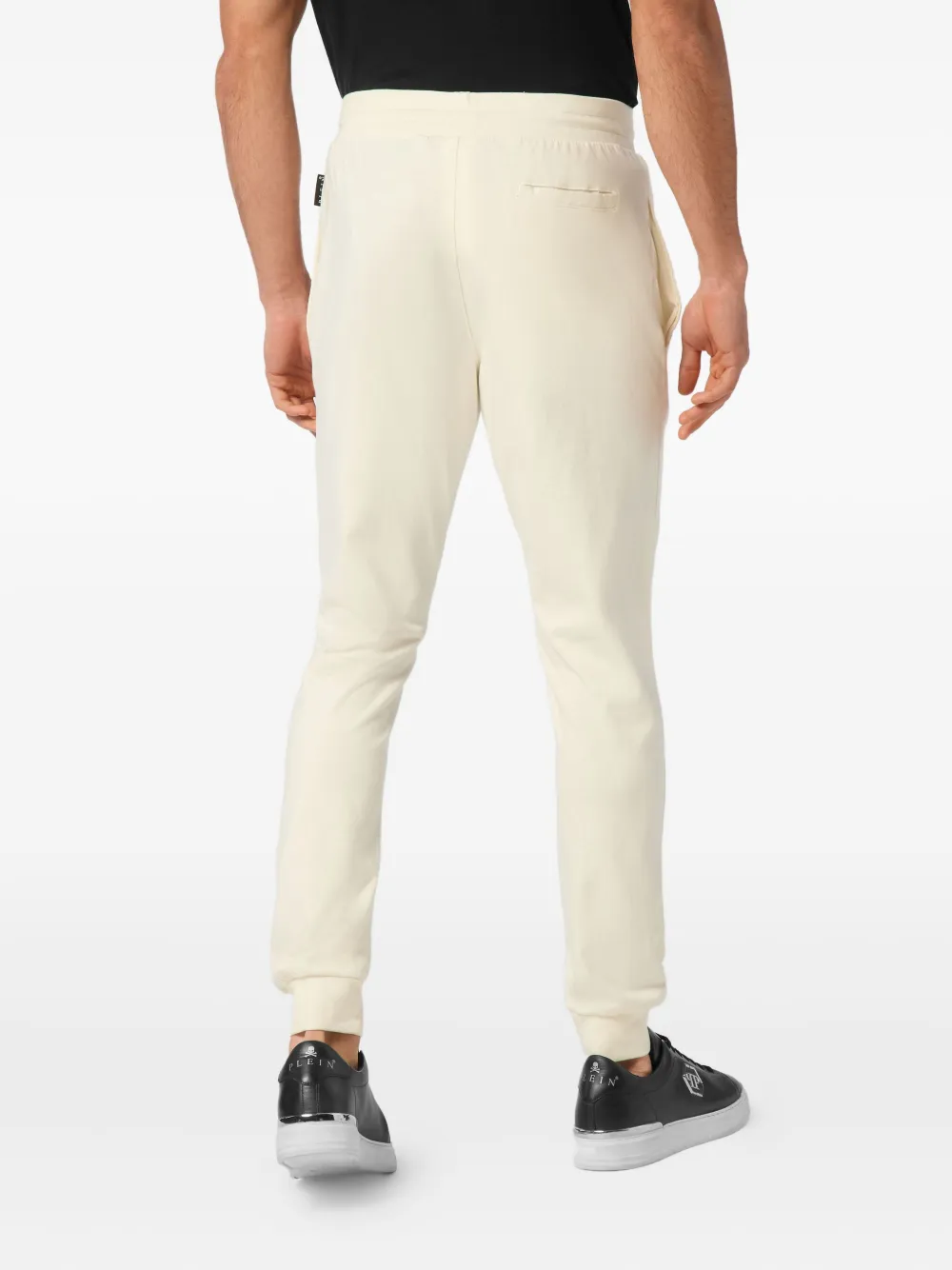 Philipp Plein Trainingsbroek in katoenblend Wit