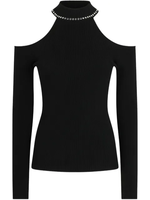 LIU JO stud-detail sweater 