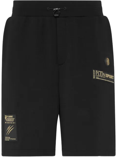 Plein Sport logo-appliqué shorts