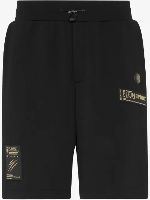 Plein Sport logo-appliqué shorts