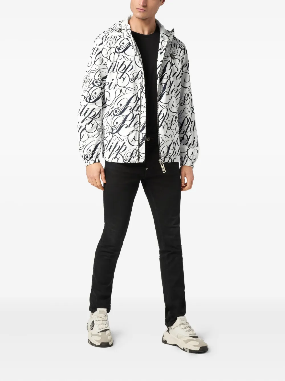 Philipp Plein chamarra con logo estampado | Chamarras con capucha | Image 2