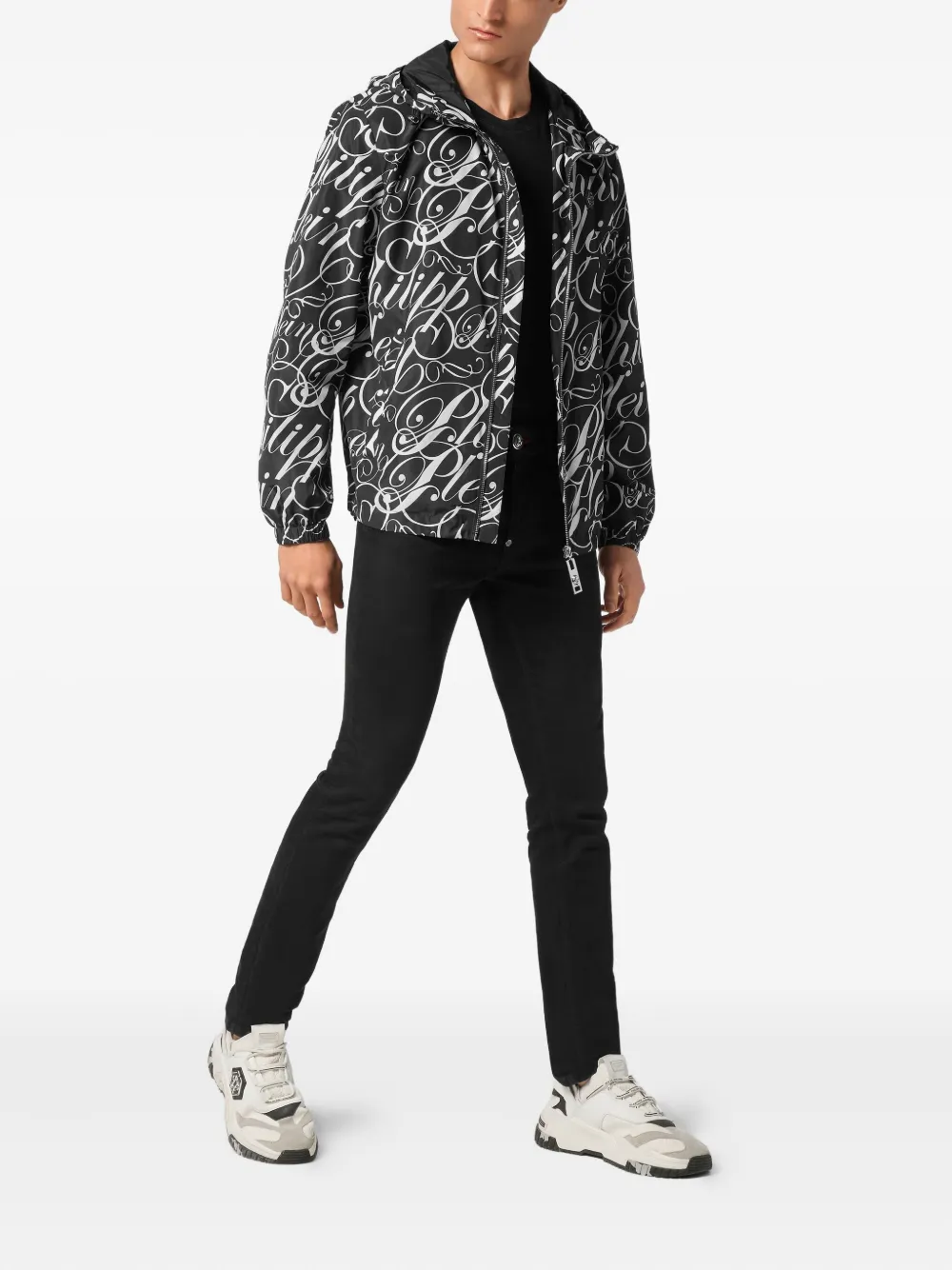 Philipp Plein chamarra con logo estampado | Chamarras con capucha | Image 2