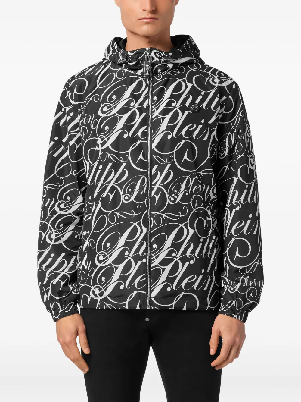 Philipp Plein Jack met logoprint Zwart