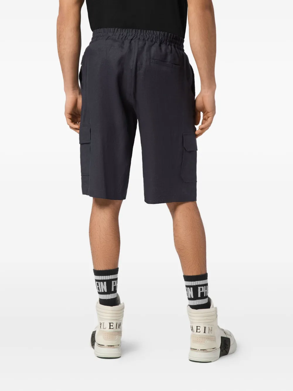 Philipp Plein Coolkid cargo shorts Blauw