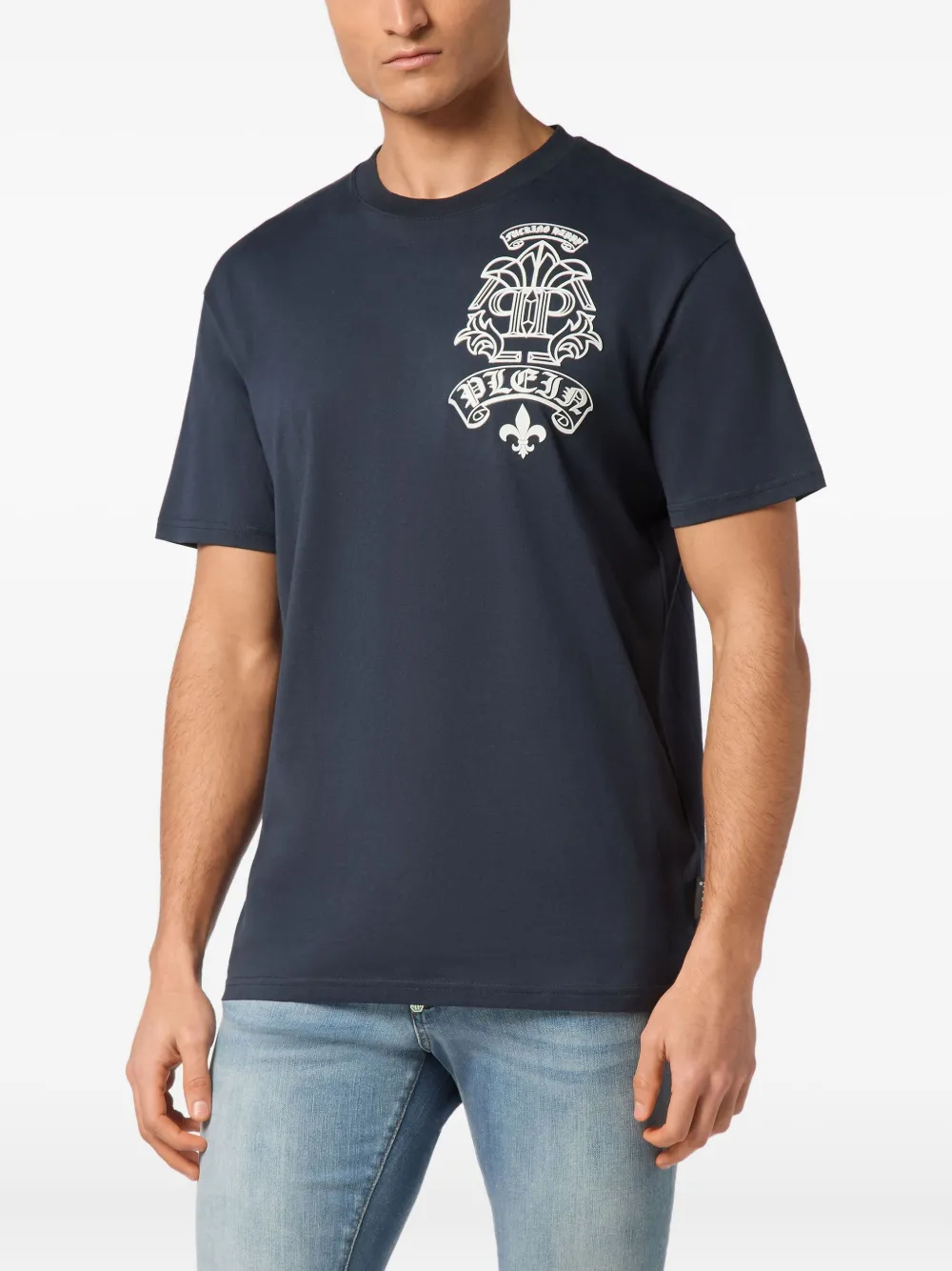 Philipp Plein Tattoo T-shirt Blauw