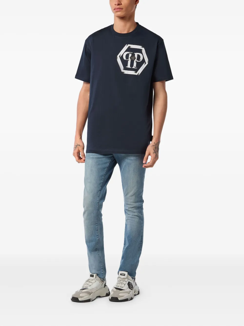 Philipp Plein playera con logo Hexagon | Playeras | Image 2