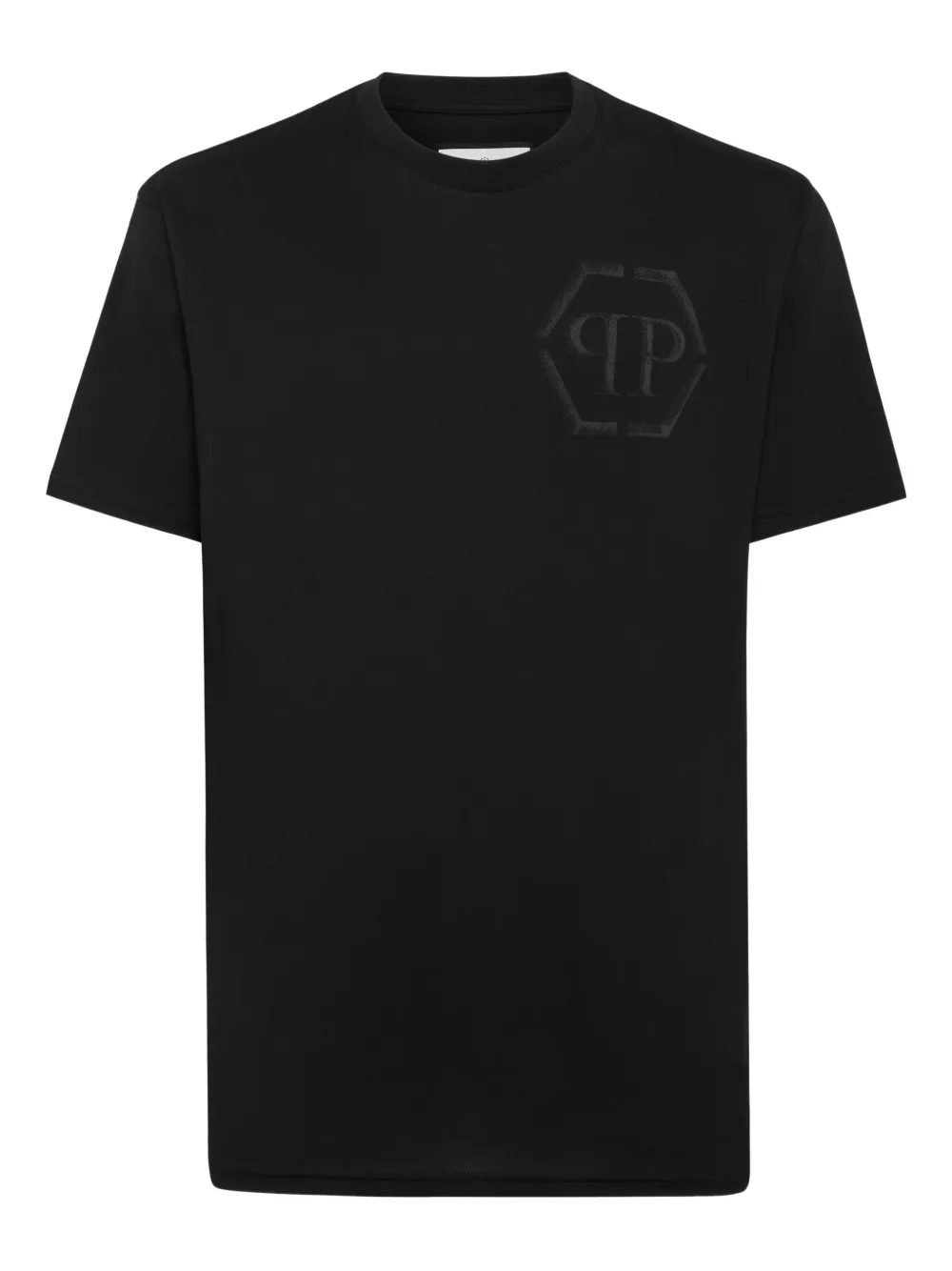 Philipp Plein T-shirt met logo Zwart