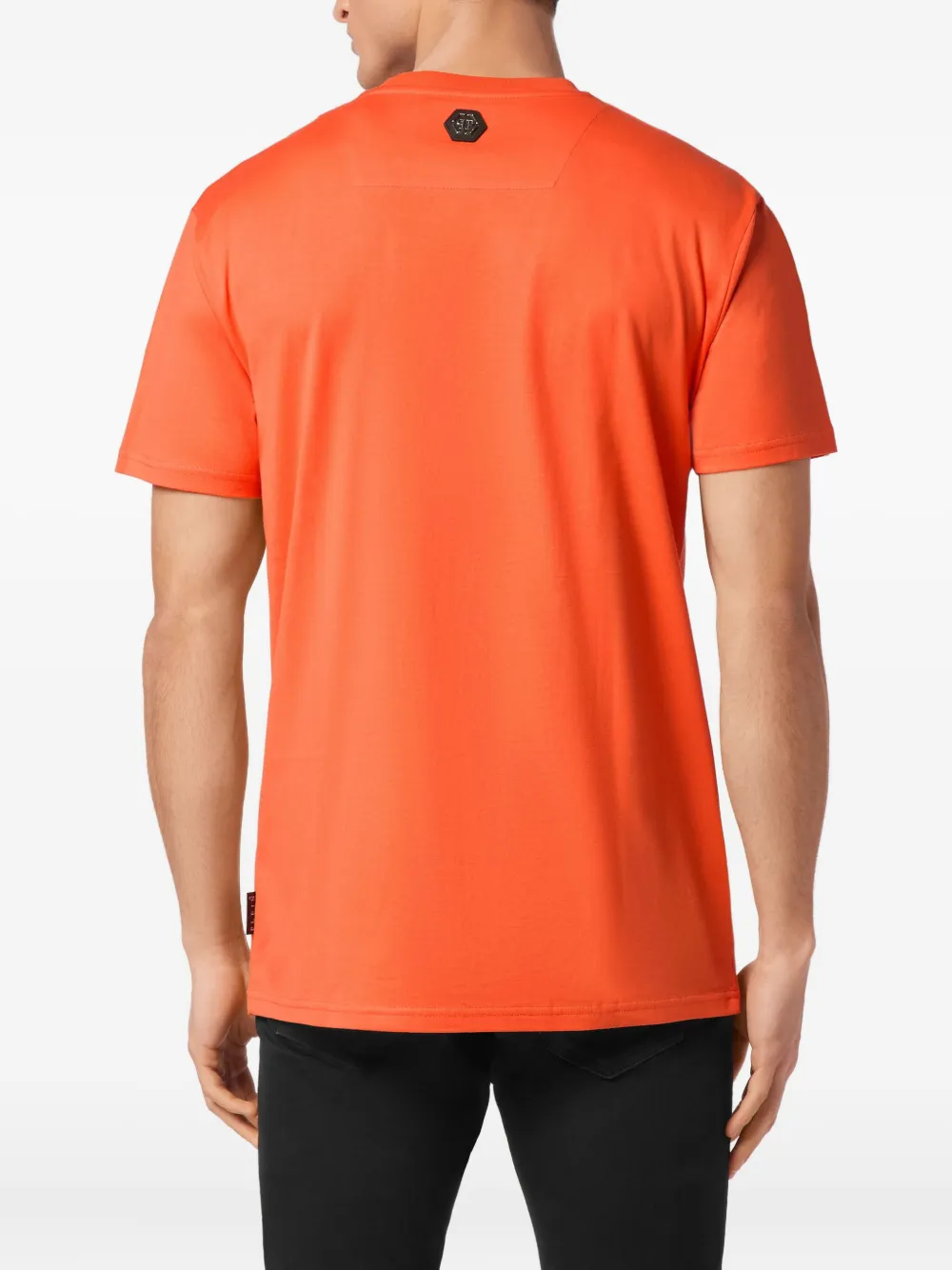 Philipp Plein T-shirt met doodskop Oranje