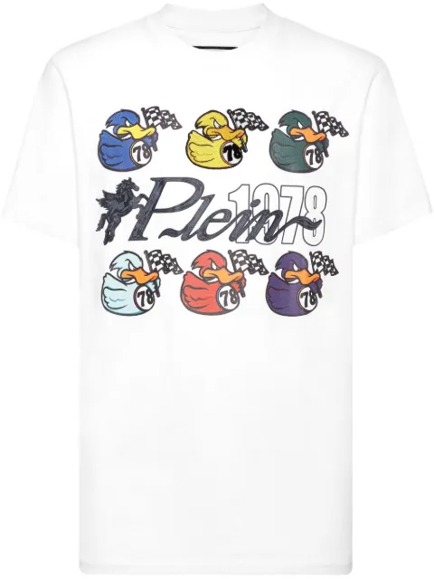 Philipp Plein playera con estampado gráfico