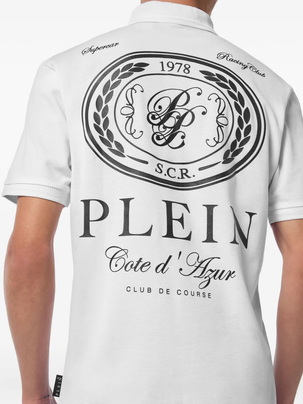 Philipp Plein SS Club The Course poloshirt Wit
