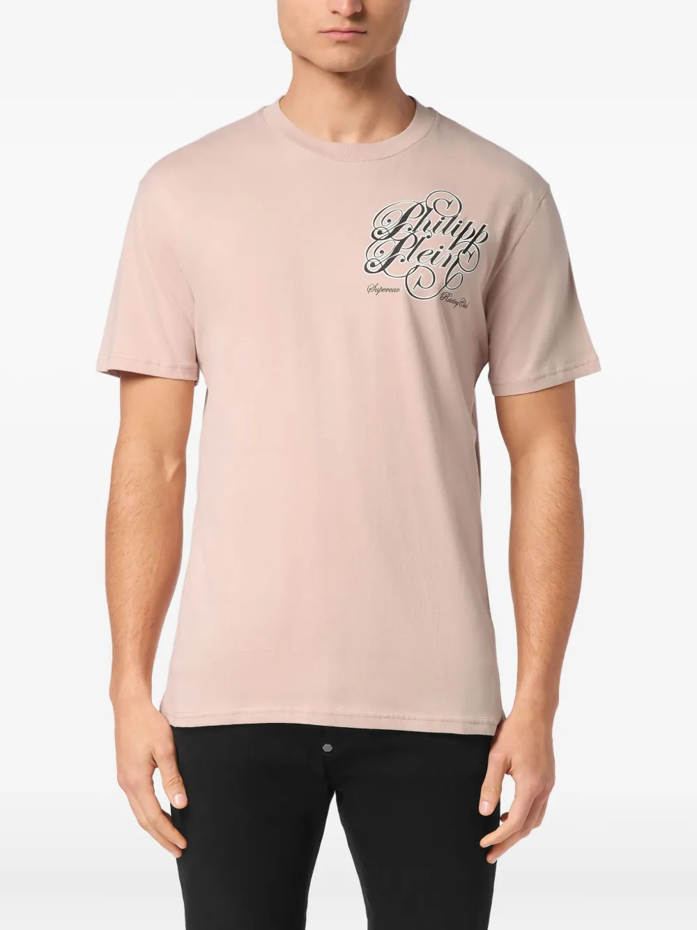 Philipp Plein Club The Course Stones T-shirt Roze