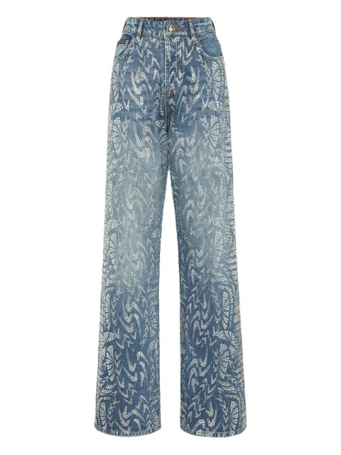 Philipp Plein Strassverzierte Jeans