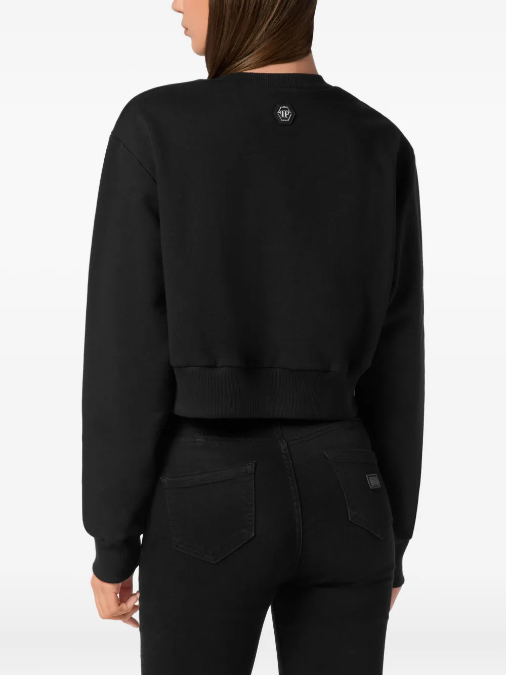 Philipp Plein Sweater verfraaid met kersen Zwart