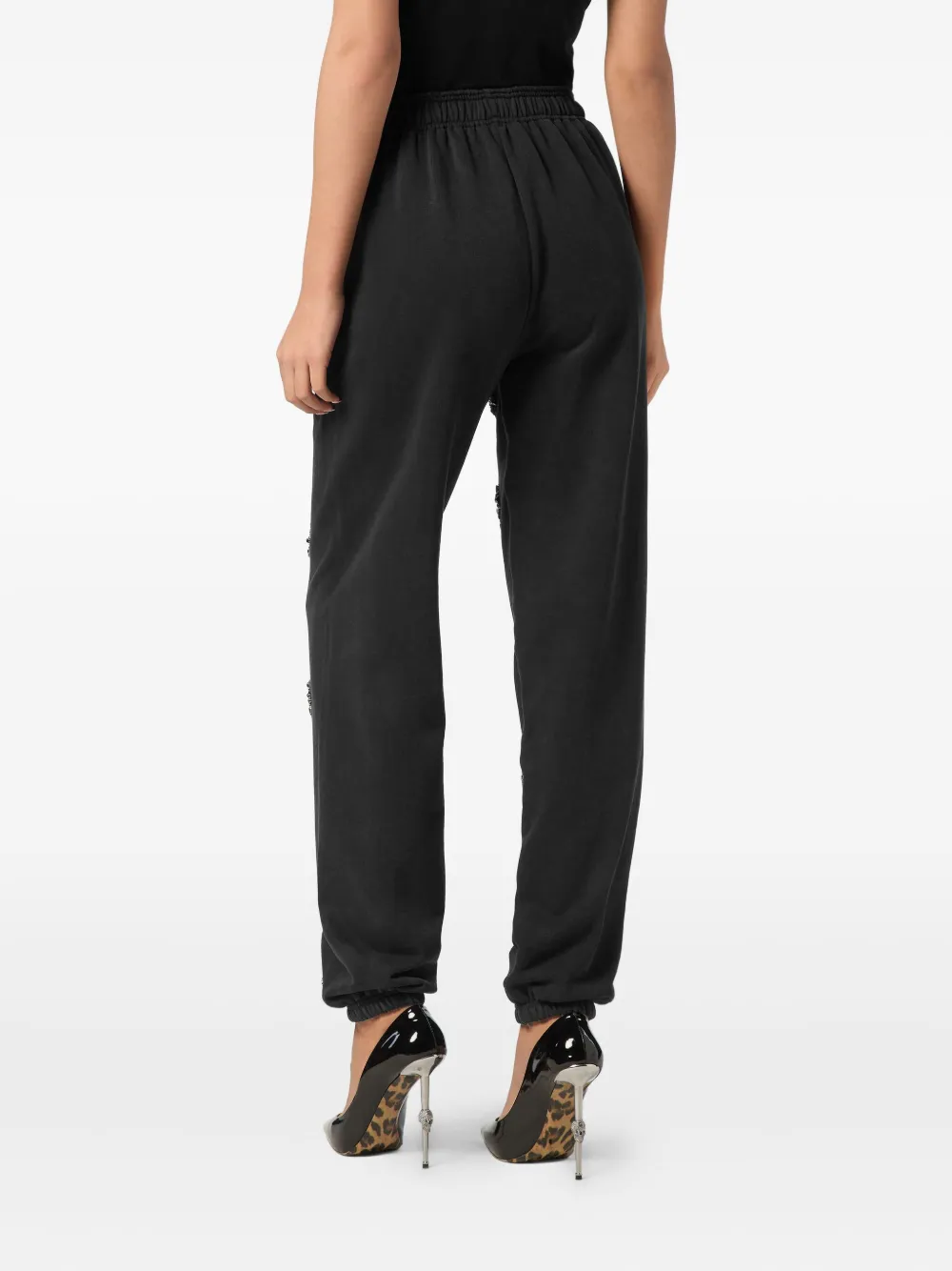 Philipp Plein star-embellished joggers Zwart