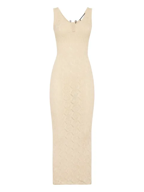 Philipp Plein monogram midi dress