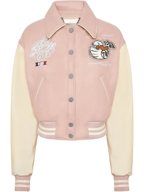 Philipp Plein College PP Duck bomber jacket