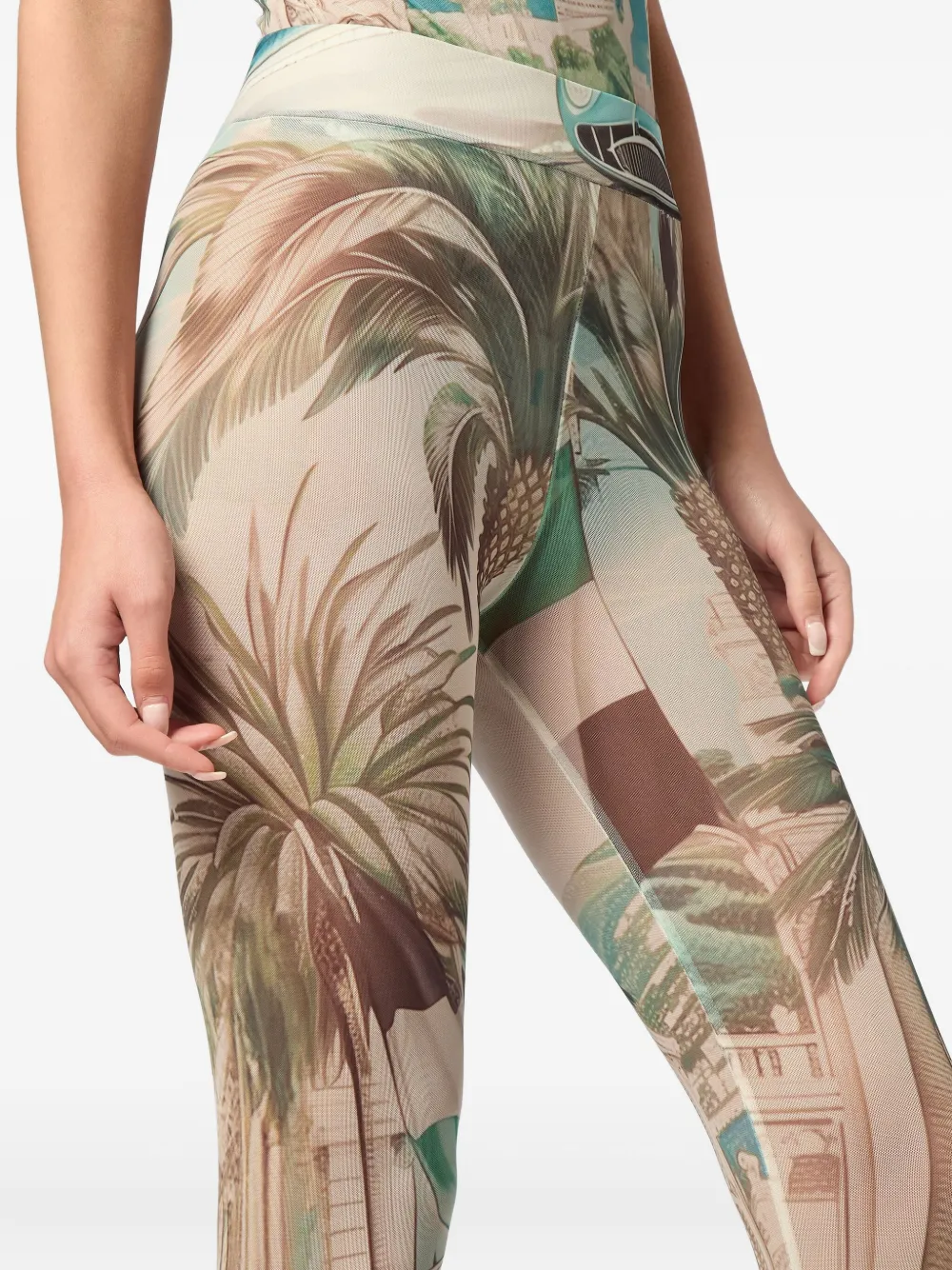 Philipp Plein Racing legging Beige