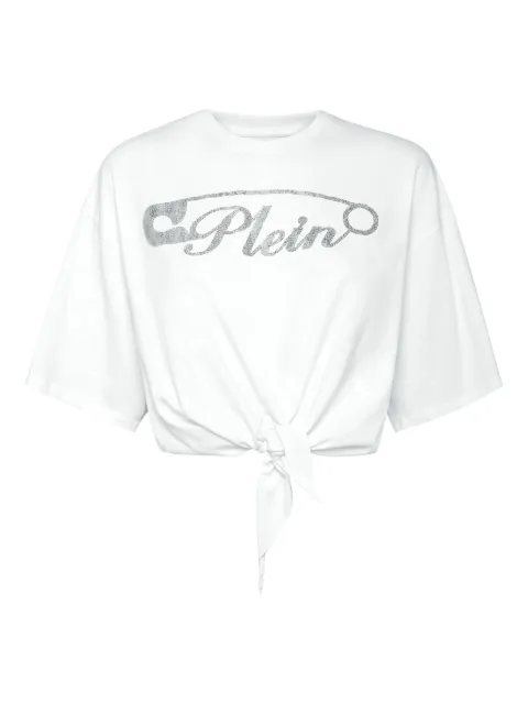 Philipp Plein cropped cotton t-shirt