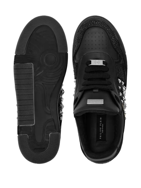 Philipp Plein スタッズ スニーカー Philipp Plein スタッズ レザースニーカー | ホワイト | FARFETCH JP